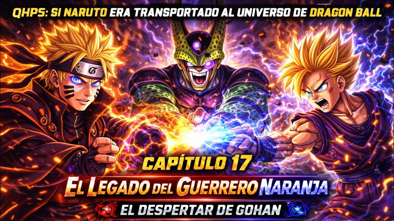 Qhps si naruto era transportado al universl de dragon ball z cap 17