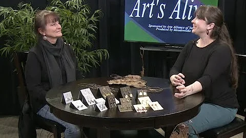 Arts Alive host Courtney Terry talks with artist B...