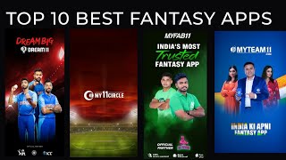 TOP 10 BEST FANTASY APPS|| 10 BEST CRICKET APPS 2022 || DREAM11|| MYFAV11 screenshot 1