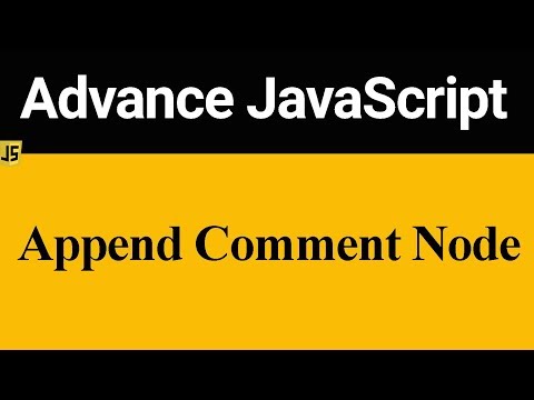 How to Append Comment Node in JavaScript (Hindi)