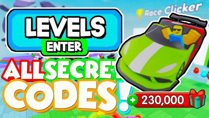 ALL NEW *SECRET* UPDATE CODES in BACKROOMS RACE CLICKER CODES (Backrooms  Race Clicker Codes) ROBLOX 