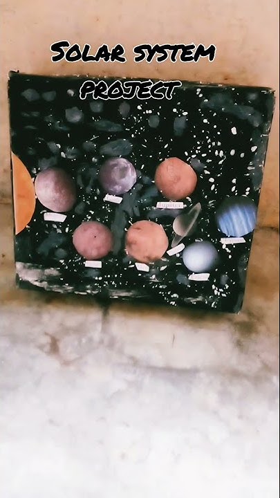 solar system project - YouTube