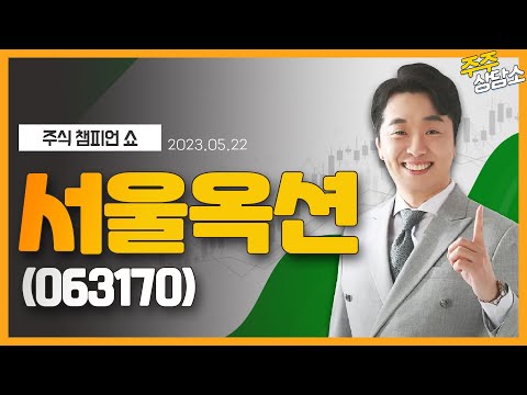 서울옥션 063170 문현진 전문가 종목 상담 20230522 