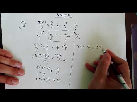 Proportion... Solving for