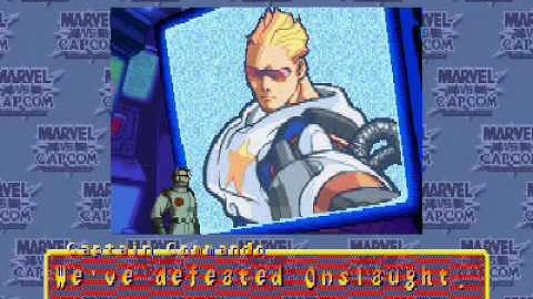 Marvel Vs Capcom Captain Commando  ending (final)