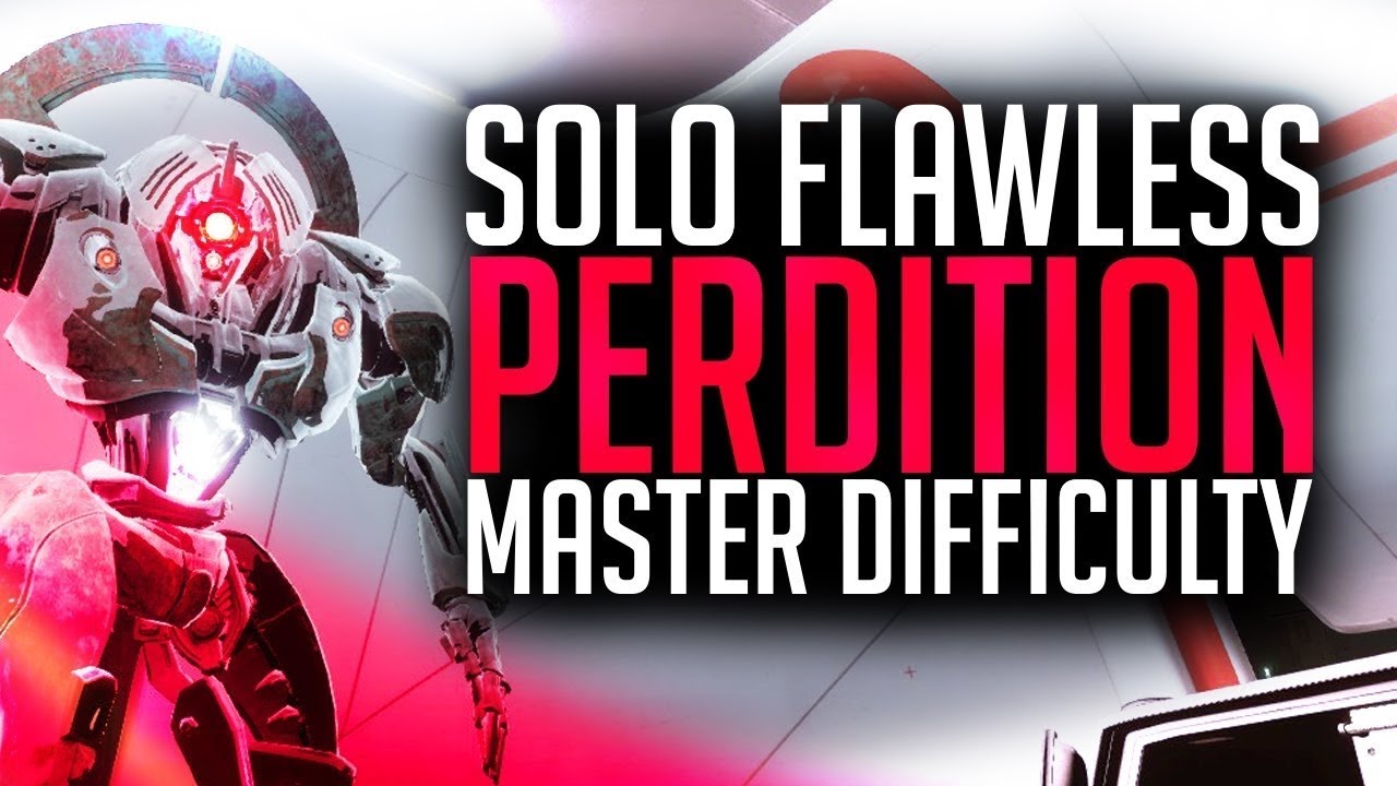 Destiny 2 - Solo Flawless Perdition Lost Sector (Hunter)