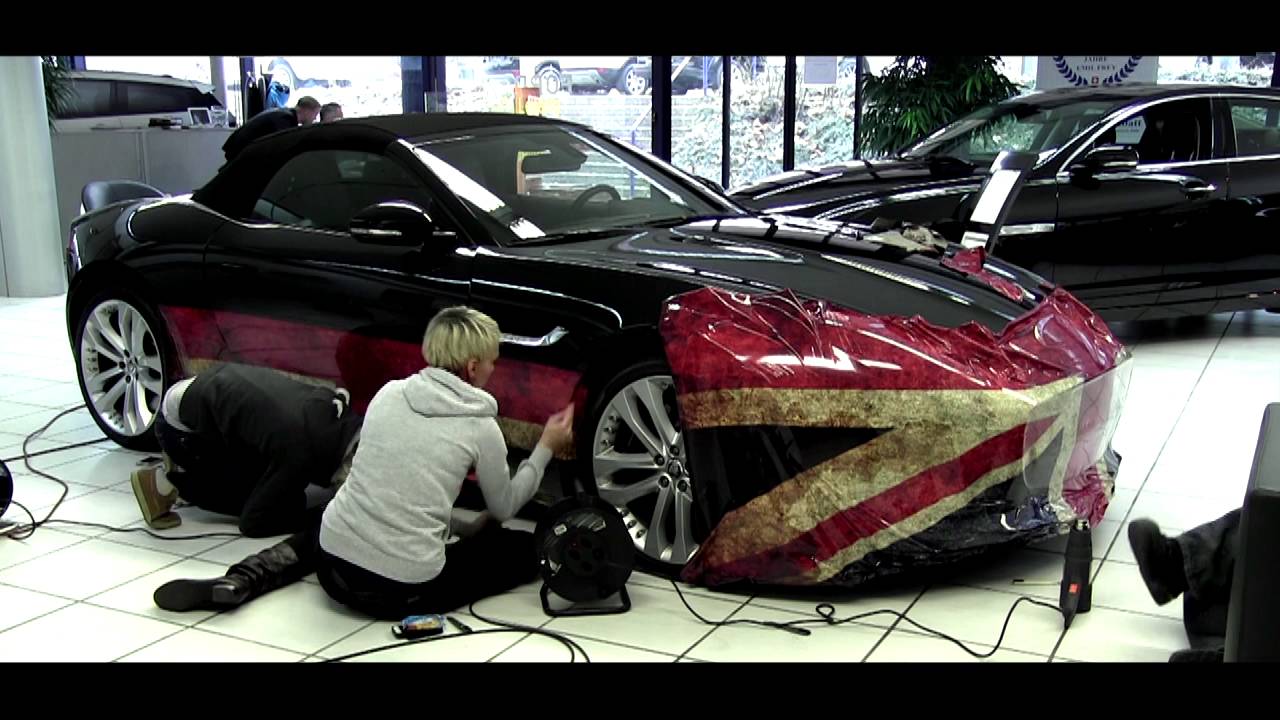Car Wrap Jaguar FType YouTube