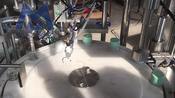 MIC-Jars sauce cream peanut butter filling capping machine