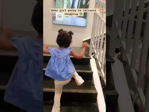 Baby girl going to reliance shopping 🛍️ #trending #song #love #cutesong #toptrending #shopping #yt