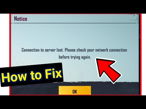 how to fix pubg mobile connection to server lost || pubg mobile connection to server lost problem