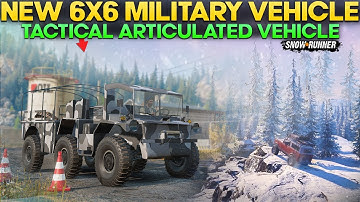 New 6x6 Tactical Articulated Military Vehicle in SnowRunner For All Platforms You Should Try