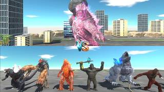 Evolved Godzilla vs All Kaiju Monsters - Ultimate Titan Battle | ARBS