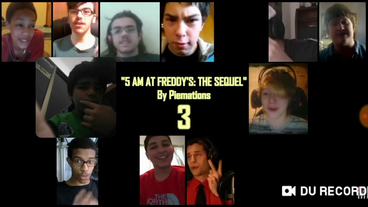 "5 AM at Freddy's: The Sequel By Piemations Reaction Mas - YouTube