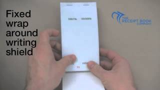 DD6N NCR Duplicate waiters order pad with a wrap around writing shield.