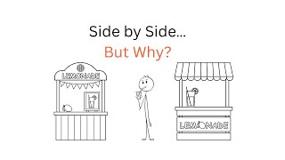 Why do competitors set up their stores close to one another?