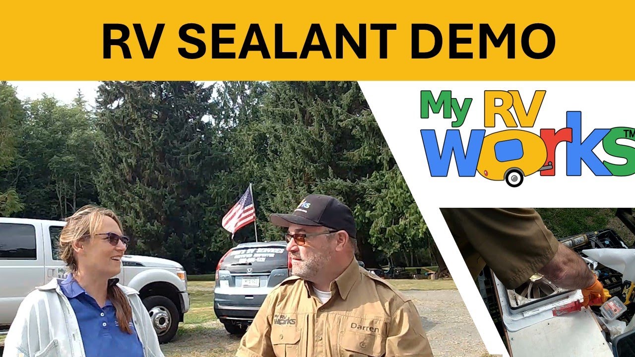 Нанесение герметика Master RV | Бутиловая лента + метод «надавливания на валик»