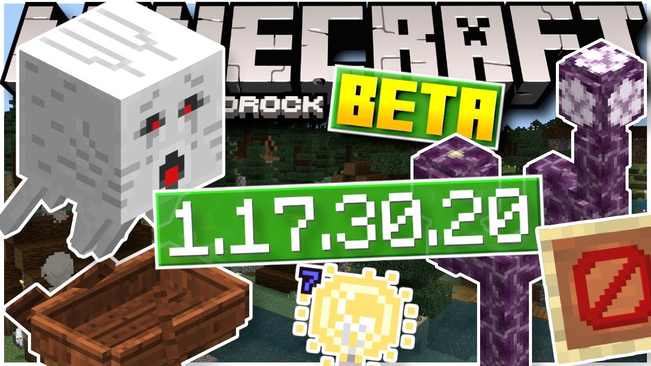 Minecraft Bedrock BETA 1.17.30.20 LIGHT BLOCK + CHORUS FRUIT