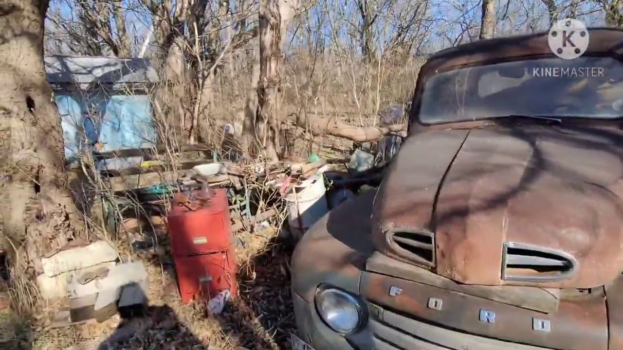 Abandoned farmstead prewar Ford hoard!! Model A, T, 1934, pickups + more in this car collection!