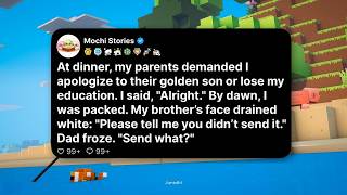 At dinner, my parents demanded I apologize to their golden son or lose my education. I said...