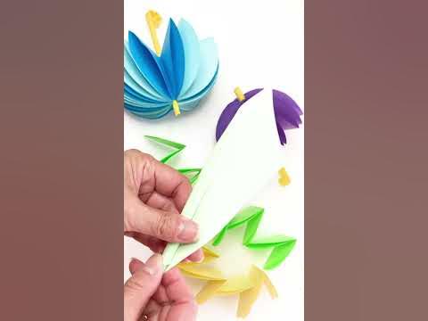 How To Make Paper Umbrellas | DIY Rasy Paper Crafts Umbrellas #diy #