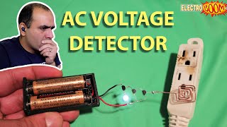 WOW! ⚡AC VOLTAGE⚡ Detector Circuit?! Can It Be?!