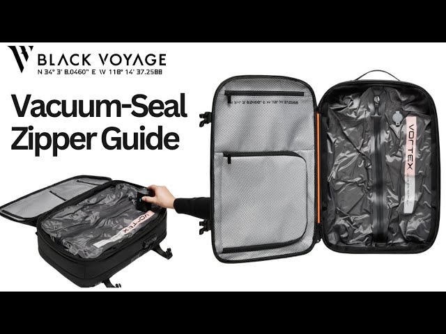 How to Open Airtight Vacuum Zippers Easily | Intro Guide | Black