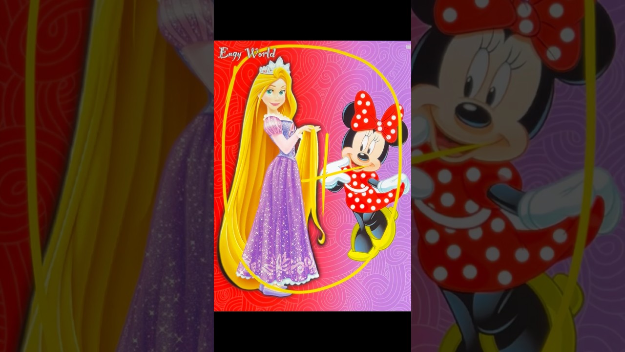 Rapunzel glow up into Minnie Mouse | Disney Princess transformation