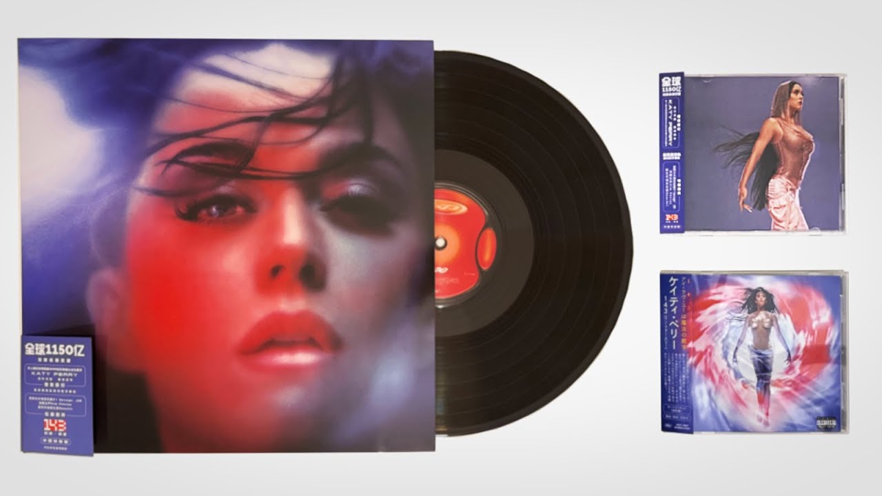 Katy Perry Chinese CD & Vinyl Unboxing + Japanese CD