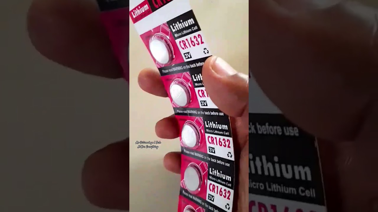 Coin Battery Cr1632 Model 3v Cell Battery 05 PCS