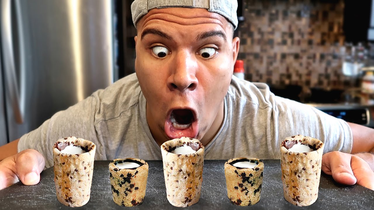 DIY COOKIE SHOT GLASS TASTE TEST - YouTube