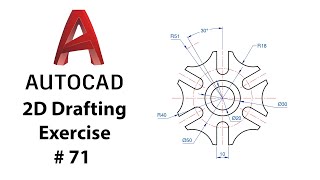AutoCAD 2D Drafting Exercise # 71  Basic to Advance in Hindi