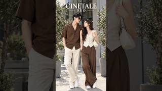 1 Photo Se Stylish Korean Couple 😍🤎 | AI Couple Prompt #shorts