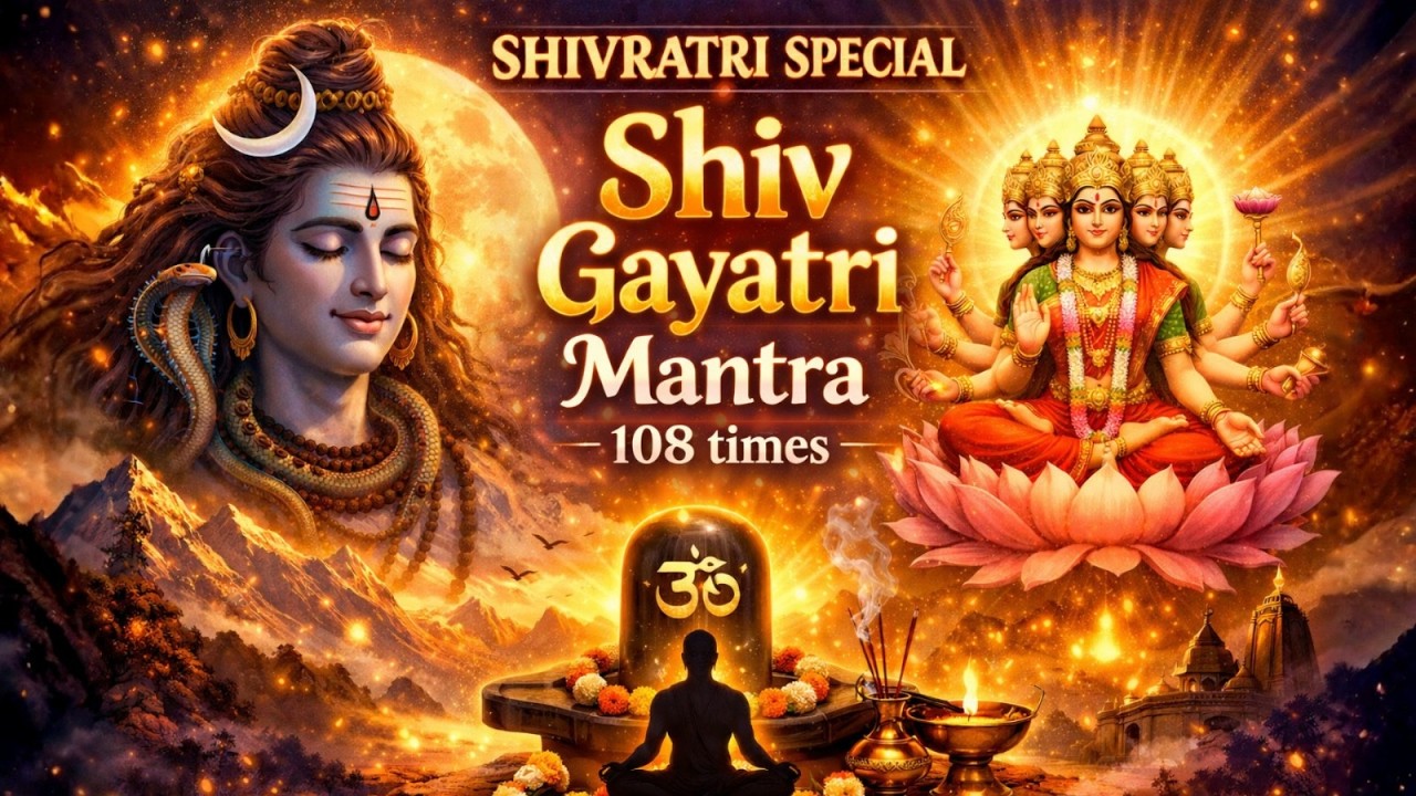 Shiva Gayatri Mantra 108 Times for Blessings & Positive Energy | Mahashivratri Special