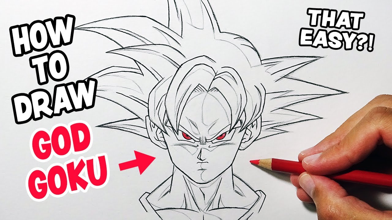 HOW TO DRAW GOKU 