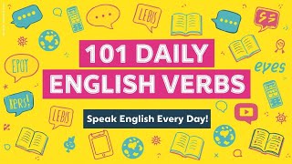 101 Kata Kerja Bahasa Inggris Sehari-Hari Beserta Artinya | Belajar English Vocabulary Praktis