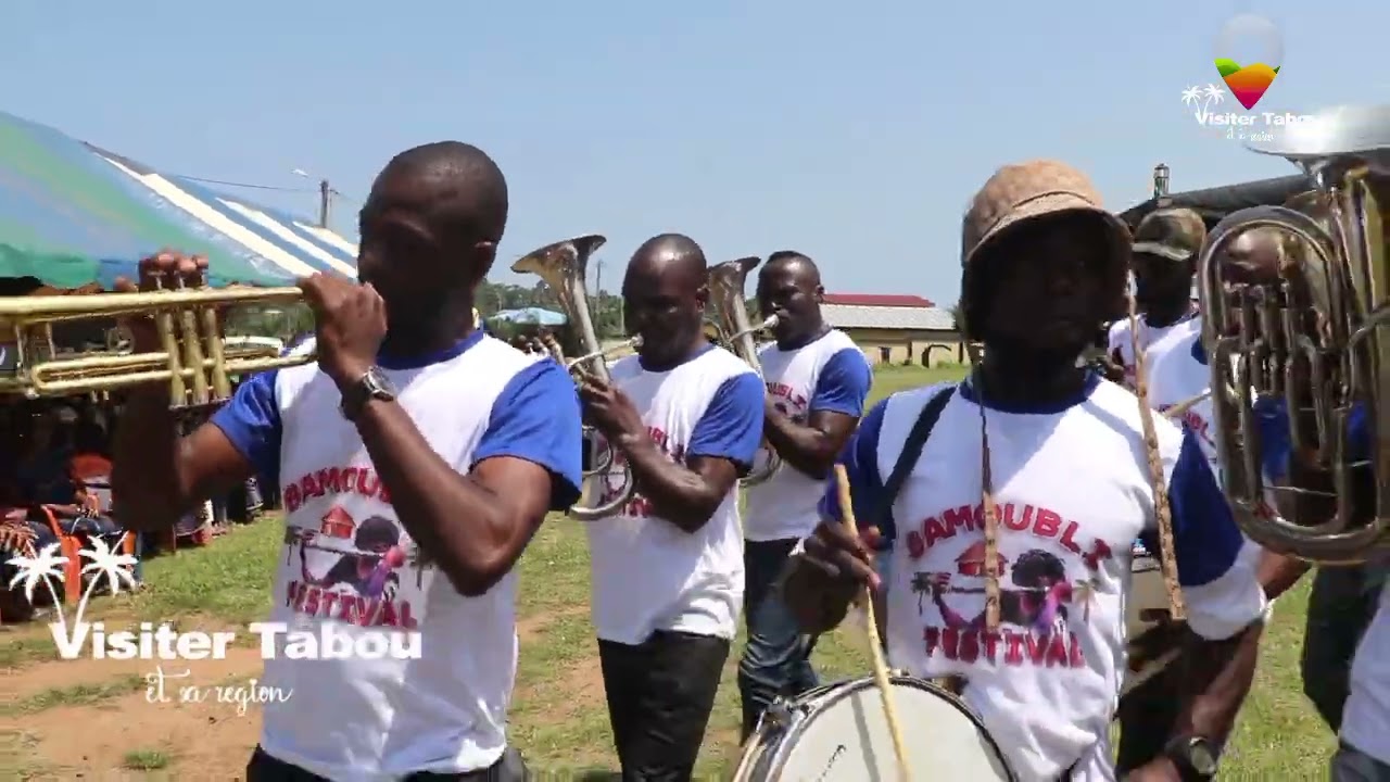 La fanfare de Grand -BEREBY au Festival BAMOUBLI.