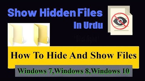 How To Show Hidden Files/Folders in Windows 7,8,10||How To Hide A Secret File Or Folder on Windows.