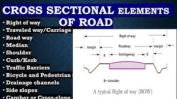 Cross-sectional Elements of a Road