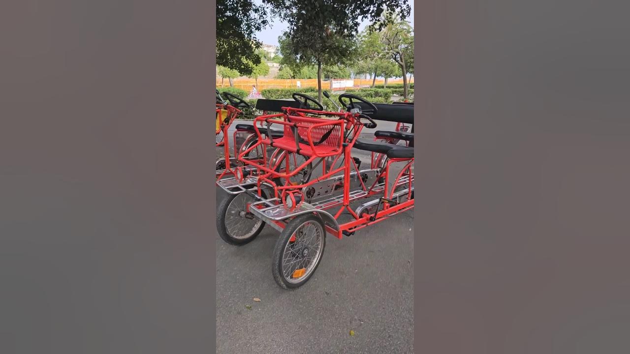 Квадровелосипед в парке Савоны. - YouTube