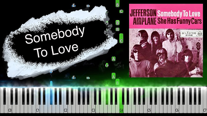 Somebody to Love Piano version - Piano performance video thumbnail