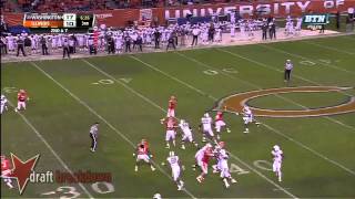 #45 Jonathan Brown, OLB, Illinois vs Washington '13