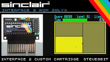 Sinclair Spectrum 48kInterface 2 Rom Cartridge ZOLYX tape to ROM conversion