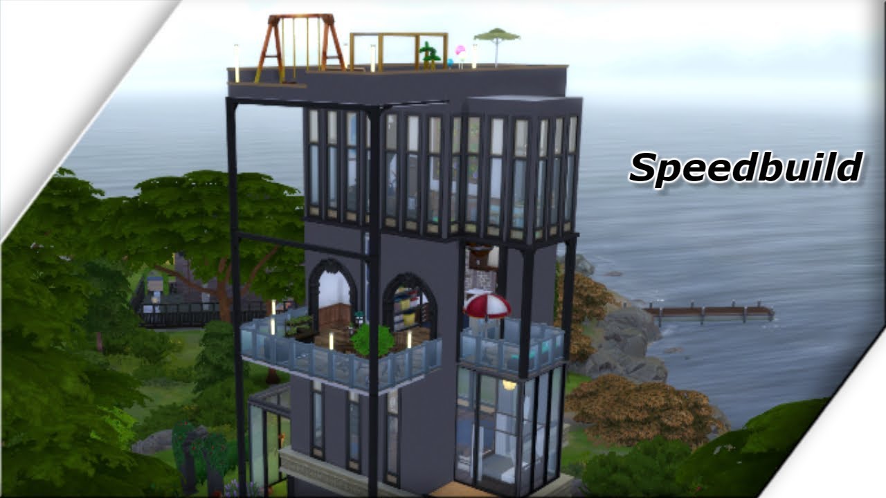 Tall building | playful and tasteful | Speedbuild | Sims 4 - YouTube