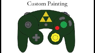 How to custom paint a GameCube controller