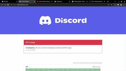 Discord API Outage. Is this happening to you guys too?