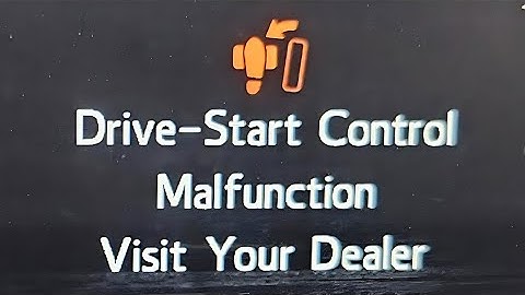Hoe u het waarschuwingslampje van de Drive Start Control kunt repareren en resetten dat blijft br...