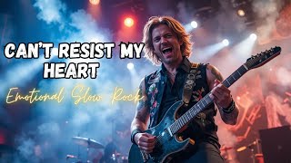 Can’t Resist My Heart 🎸 | Emotional Slow Rock Love Song (Lyrics Video)