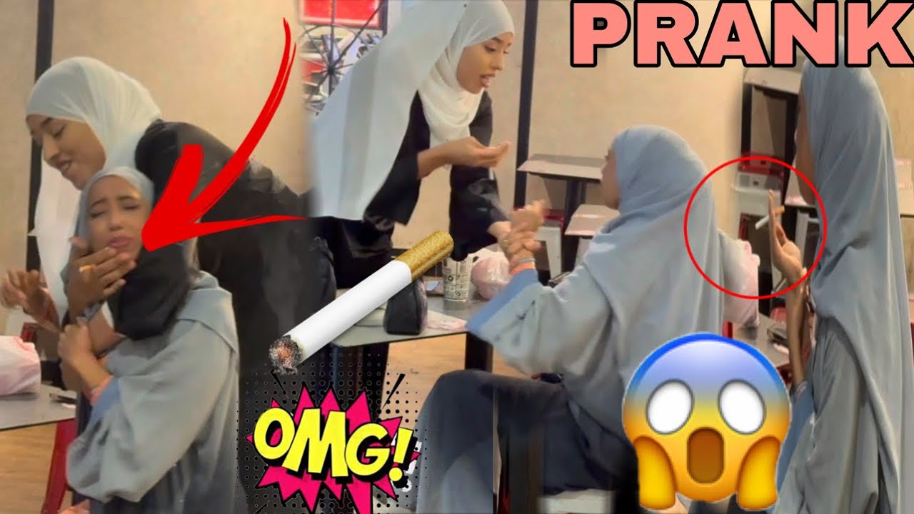 PRANK KII UGU XUMAA SIGAAR AYAAN HORTEEDA KU CABAY AMIIRA / MAKA FILEENIN SIDAAN..?😭