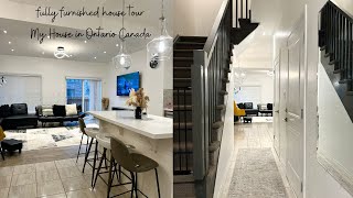 FULL HOUSE TOUR| MY MINIMALIST HOUSE IN ONTARIO CANADA | RELOCATING TO CANADA | CANADA PR