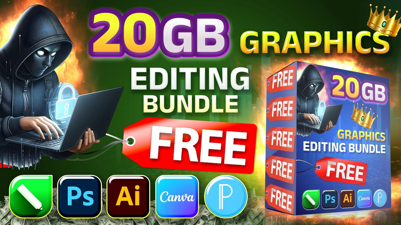 Free Graphics Code Free 20 GB Graphics Editing Bundle Pack | Google Drive Link | CDR | PSD ...